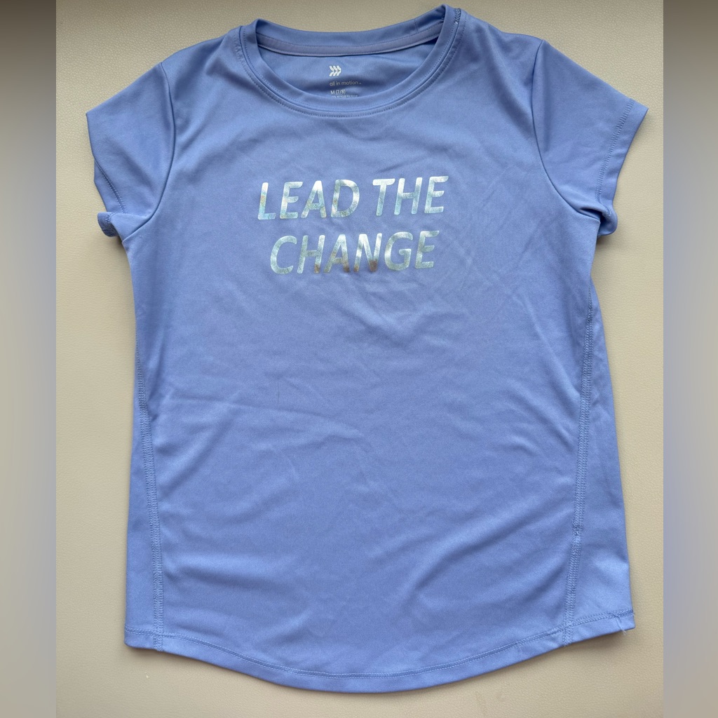 All In Motion Light Periwinkle 'Lead The Change' Active Tee